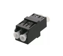 Deltaco FBP-1044 optiskās šķiedras adapteris LC/LC 1 pcs Melns, Balts