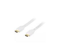 Deltaco HDMI-1030H HDMI kabelis 3 m HDMI Type A (Standard) Balts