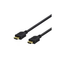 Deltaco HDMI-1070D HDMI kabelis 10 m HDMI Type A (Standard) Melns