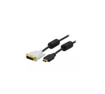 Deltaco HDMI-110 video kabeļu aksesuārs 1 m DVI-D Melns