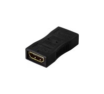 Deltaco HDMI-12 kabeļu spraudņu pāreja HDMI 19-pin Melns