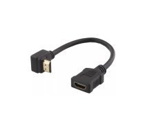 Deltaco HDMI-21B HDMI kabelis 0,2 m HDMI Type A (Standard) Melns