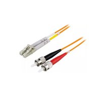 Deltaco LCST-2M InfiniBand un optiskās šķiedras kabelis 2x LC 2x ST Oranžs