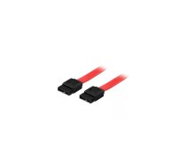 Deltaco SATA/SAS Cable, 0.3m 0,3 m Melns, Sarkans