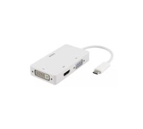 Deltaco USBC-HDMI15 USB grafiskais adapteris 4096 x 2160 pikseļi Balts