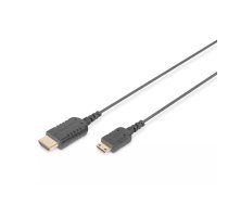 Digitus DB-330121-020-S HDMI kabelis 2 m HDMI Type C (Mini) Melns