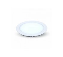 Apaļs LED gaismas panelis 18W 3000K, iegriežams griestu gaismeklis, modelis LED-DWN-18WW