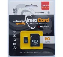 IMRO MICROSD10/32G UHS-3 ADP zibatmiņa 32 GB MicroSDHC UHS-III Klases 10