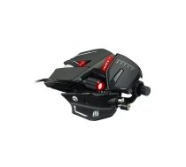 Spēļu pele Mad Catz R.A.T. 8+ — labrokāja, optiskā, 16000 DPI, 11 pogas, USB Type-A, 145 g