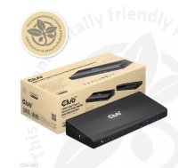 CLUB3D CSV-1562 dokstacija Dok-ligzda USB 3.2 Gen 1 (3.1 Gen 1) Type-C Melns