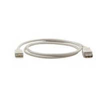 Kramer Electronics USB-A (M) to USB-A (F) 2.0, 0.3m USB kabelis USB 2.0 0,3 m USB A Balts