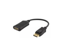 Deltaco DP-HDMI32 video kabeļu aksesuārs 0,1 m HDMI Type A (Standard) USB Type-A Melns