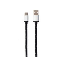 Cablexpert CCP-USB2-AMCM-2.5M USB kabelis 2,5 m USB 2.0 USB A USB C Melns