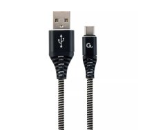 Gembird CC-USB2B-AMCM-2M-BW USB kabelis USB 2.0 USB A USB C Melns, Balts