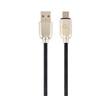 Cablexpert CC-USB2R-AMMBM-1M USB kabelis USB 2.0 USB A Micro-USB B Melns