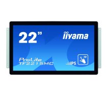 iiyama ProLite TF2215MC-B2 monitori 54,6 cm (21.5") 1920 x 1080 pikseļi Full HD LED Skārienjūtīgais ekrāns Vairāklietotāju Melns