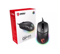 MSI Clutch GM11 pele Speļu Kreisā roka USB Type-A Optisks 5000 DPI