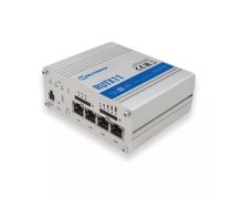 Bezvadu maršrutētājs TELTONIKA RUTX11 — divjoslu Wi‑Fi 5, Gigabit Ethernet, 4G LTE, SIM slots, 256 MB atmiņa, USB 2.0, ārējās antenas, pelēks