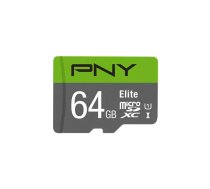 PNY Elite 64 GB MicroSDXC Klases 10