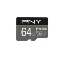 PNY PRO Elite 64 GB MicroSDXC UHS-I Klases 10