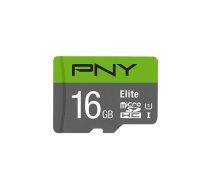 PNY Elite microSDHC 16GB UHS-I Klases 10