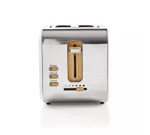 Toasteris Nedis KABT510EWT — 2 šķēles, nerūsējošā tērauda korpuss, 900 W, balts