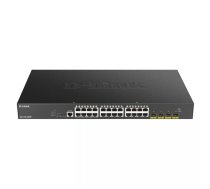 D-Link DGS-1250-28XMP tīkla pārslēgs Vadīts L3 Gigabit Ethernet (10/100/1000) Power over Ethernet (PoE) Melns