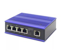 Digitus DN-650107 tīkla pārslēgs Nepārvaldīts L2 Fast Ethernet (10/100) Power over Ethernet (PoE) Melns, Zils
