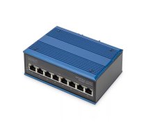 Digitus DN-651121 tīkla pārslēgs Nepārvaldīts L2 Gigabit Ethernet (10/100/1000) Power over Ethernet (PoE) Melns, Zils