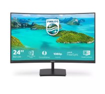 Philips E Line 241E1SCA/00 monitori 59,9 cm (23.6") 1920 x 1080 pikseļi Full HD LCD Melns
