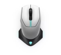 Alienware AW610M pele Speļu Labā roka RF Wireless + USB Type-A Optisks 16000 DPI