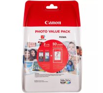 Canon 3712C004 tintes kārtridžs 2 pcs Oriģināls Augsta (XL) produktivitāte Melns, Tirkīzzils, Fuksīns, Dzeltens