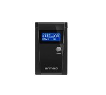 Armac UPS Office Pure Sine Wave 650VA LCD 2x FR 230V, metāla korpuss