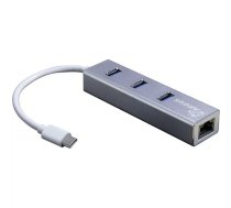 Inter-Tech Argus IT-410-S USB 3.2 Gen 1 (3.1 Gen 1) Type-C Pelēks