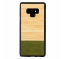 MAN&WOOD Viedtālruņa futrālis Galaxy Note 9 bambusa meža melns