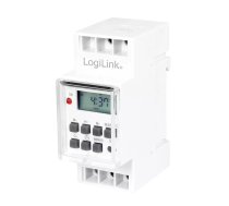 LogiLink ET0010 elektrības taimers (padeves regulators) Balts Dienas/nedēļas taimeris