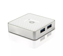 Conceptronic HUBBIES03W USB 3.2 Gen 1 (3.1 Gen 1) Type-A 5000 Mbit/s Balts