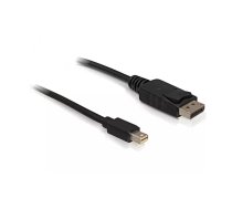 DeLOCK 1m Displayport Cable mini DisplayPort Melns