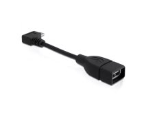 USB kabelis DeLOCK 83104 Micro-USB B uz USB A 0.11m melns