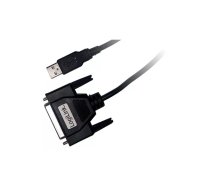 LogiLink USB / D-SUB 25 Adapter Cable, 1.8m 1,8 m D-sub (DB-25) Melns