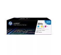 HP 304A 3-pack Cyan/Magenta/Yellow Original LaserJet Toner Cartridges