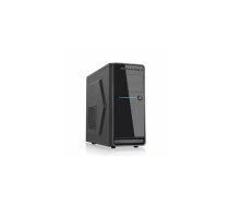 Šasija INTER-TECH GB-V1 Black Midi Tower, ATX, μATX, 4xUSB2.0, 1xUSB3.0, 500W PSU, melna