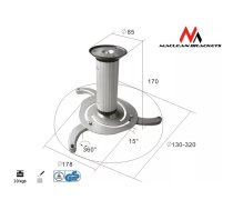 Maclean MC-515 Universāls griestu stiprinājums projektoram 10 kg