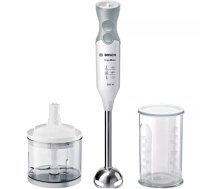 Rokas blenderis Bosch ErgoMixx MSM66120 — 600 W, 12 ātrumi, nerūsējošā tērauda kāts, noņemams mini smalcinātājs un mērtrauciņš