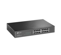TP-Link TL-SG1016D Nepārvaldīts Gigabit Ethernet (10/100/1000) Melns