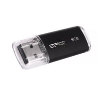 Silicon Power Ultima-II USB zibatmiņa 8 GB USB Type-A 2.0 Melns