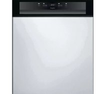 Daļēji iebūvējama trauku mazgājamā mašīna Whirlpool WBC3C26B, 60 cm, 14 komplekti, 46 dB, 8 programmas, melna