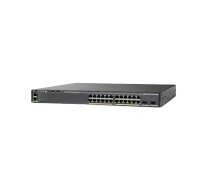 Cisco Catalyst WS-C2960XR-24TS-I tīkla pārslēgs Vadīts L2 Gigabit Ethernet (10/100/1000) Melns