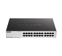 D-Link GO-SW-24G Nepārvaldīts L2 Gigabit Ethernet (10/100/1000) 1U Melns