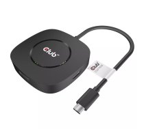 USB Type C 3.2 Gen 1 MST centrmezgls DisplayPort 1.4 Trīskāršais monitors CLUB3D CSV-1550